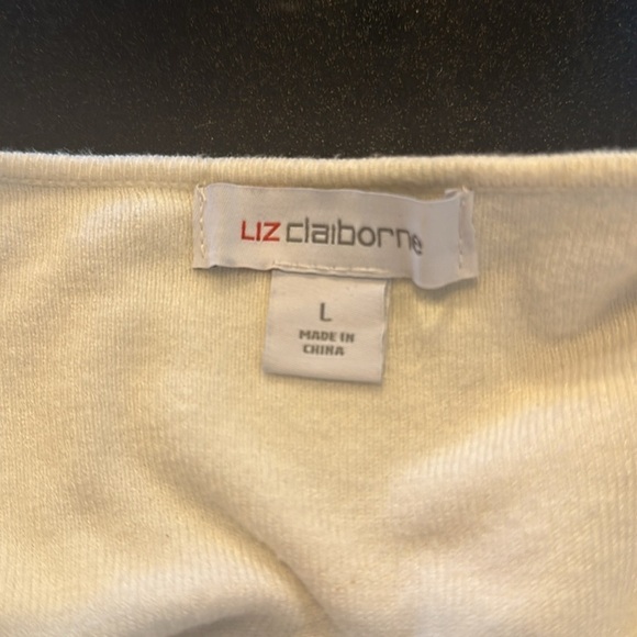 Liz Claiborne Chic Old Money Cozy Two Tone Sweater Duster Size Large - Picture 10 of 11